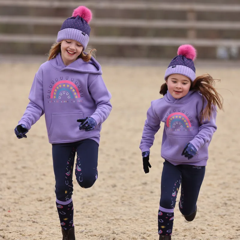 Shires Tikaboo Children's Bobble Hat - Lilac-1