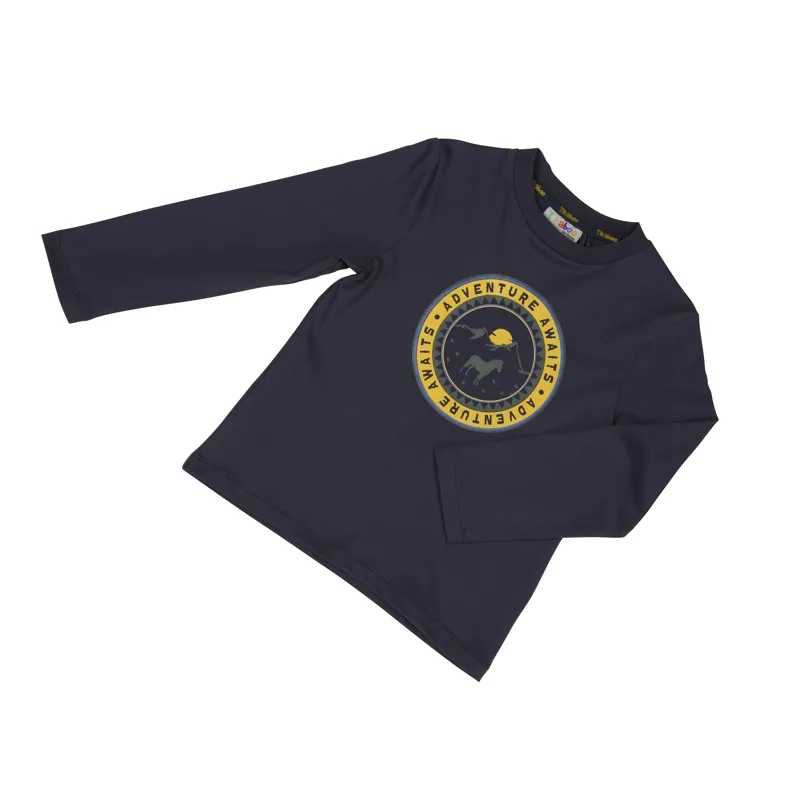 Shires Tikaboo Children's Long Sleeve T-Shirt - Navy