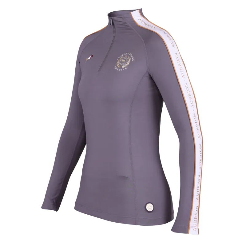 Shires Aubrion Team Winter Ladies Baselayer - Grey-1