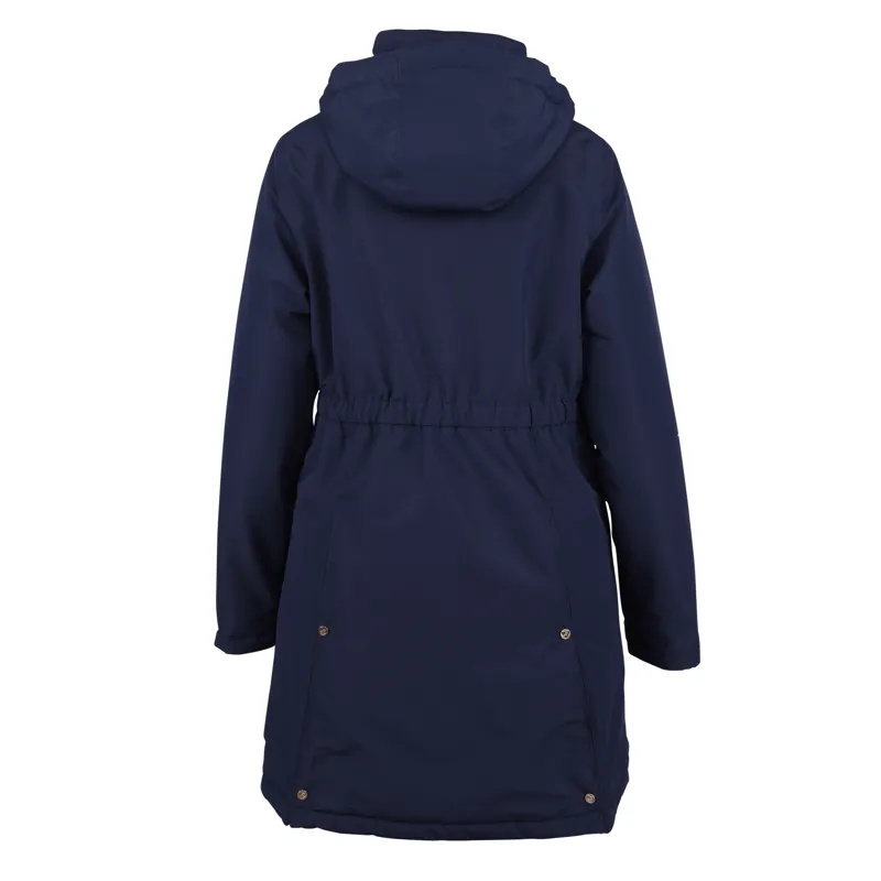 Shires Aubrion Team Ladies Waterproof Coat - Navy - Small-3