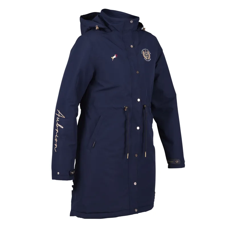 Shires Aubrion Team Ladies Waterproof Coat - Navy - Small-2