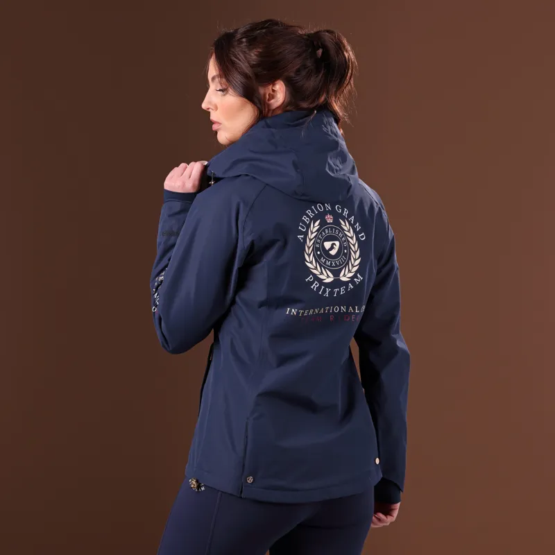Shires Aubrion Team Waterproof Ladies Jacket - Navy-4
