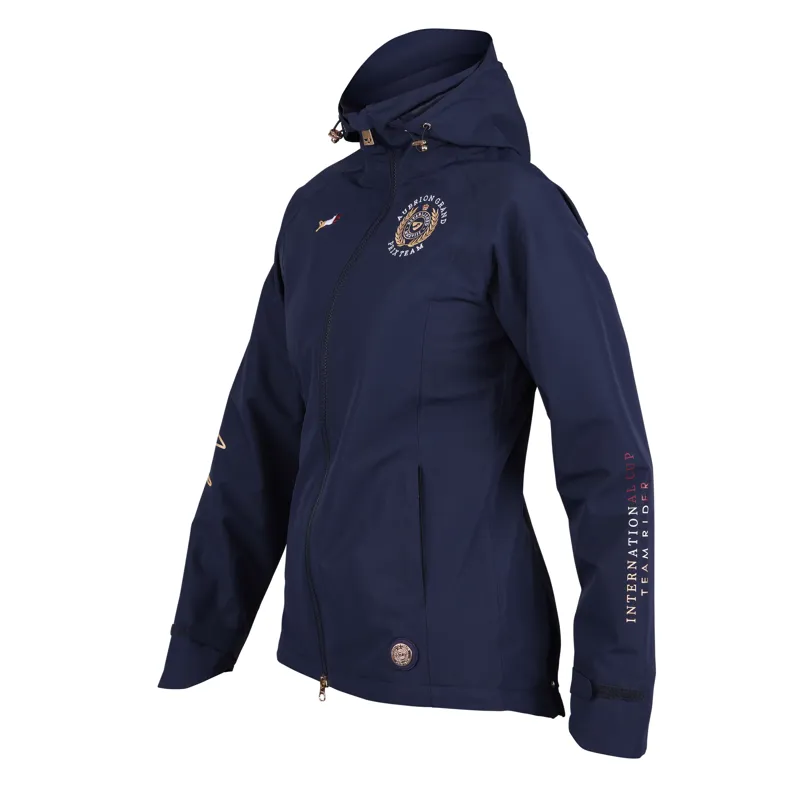 Shires Aubrion Team Waterproof Ladies Jacket - Navy-1