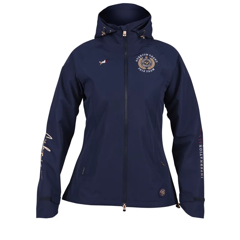 Shires Aubrion Team Waterproof Ladies Jacket - Navy