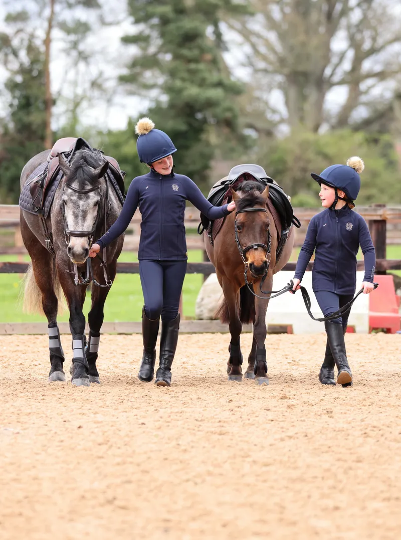 Shires Aubrion Team Childrens Midlayer - Navy-2