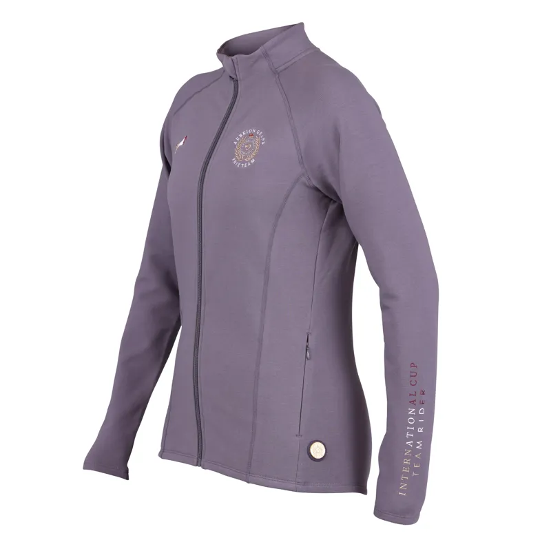 Shires Aubrion Team Midlayer - Grey-1