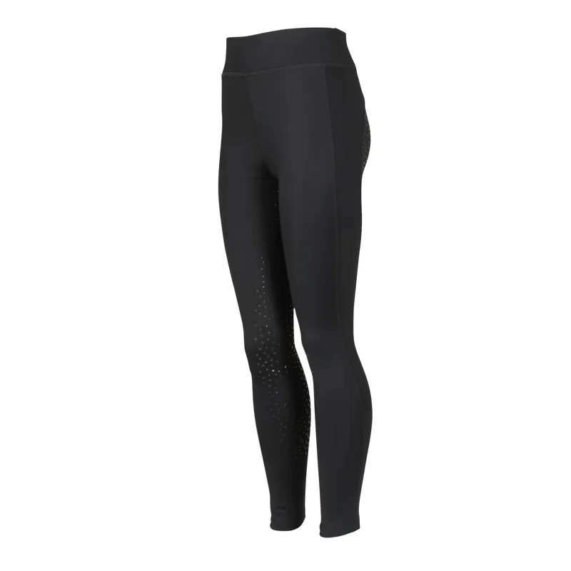 Shires Aubrion Children's Shield Winter Riding Tights - Black-1
