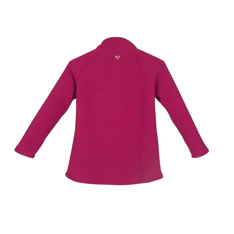 Shires Aubrion Children's Restore Half Zip Fleece - Cerise-1