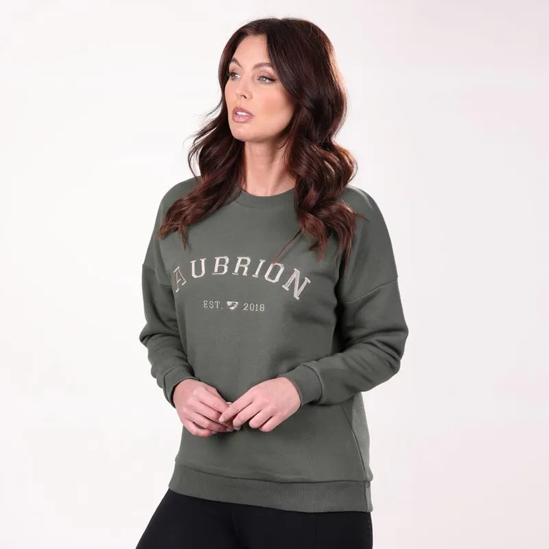 Shires Aubrion Serene Sweatshirt - Green - Small-2
