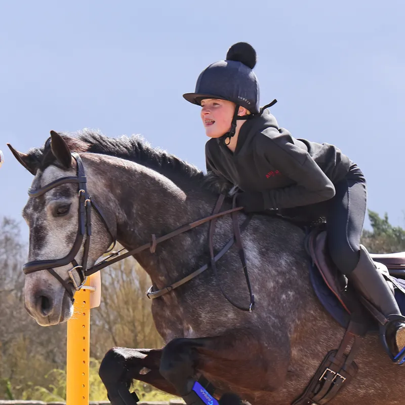 Shires Aubrion Leopard Print Hat Cover - Black-3
