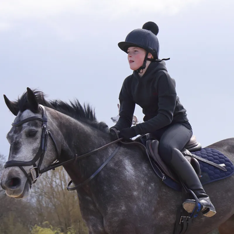 Shires Aubrion Children's Shield Winter Riding Tights - Black-3