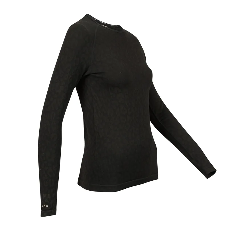Shires Aubrion Balance Seamless Top - Black-2