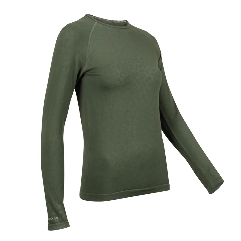 Shires Aubrion Balance Seamless Top - Green-2