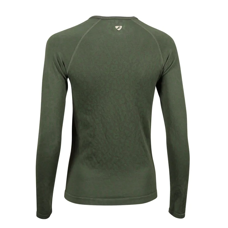 Shires Aubrion Balance Seamless Top - Green-1