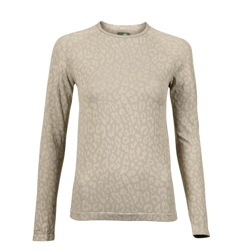 Shires Aubrion Balance Seamless Top - Taupe