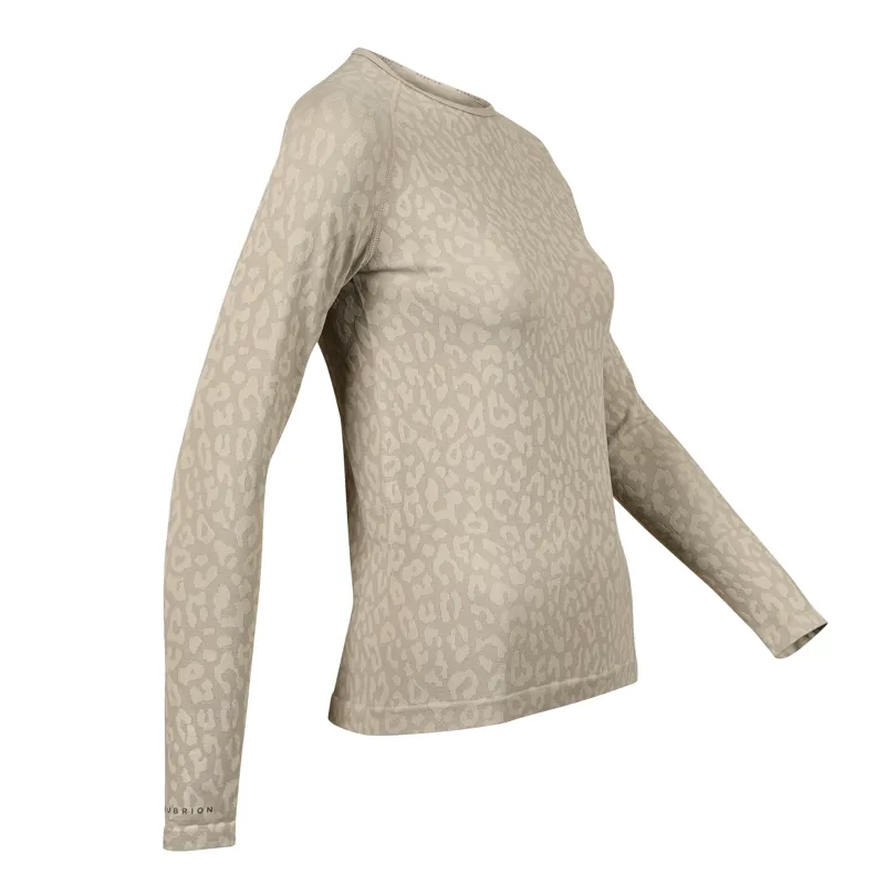 Shires Aubrion Balance Seamless Top - Taupe-2