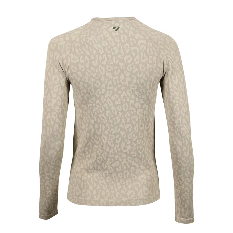 Shires Aubrion Balance Seamless Top - Taupe-1