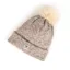Shires Aubrion Fleece Lined Bobble Hat - Taupe