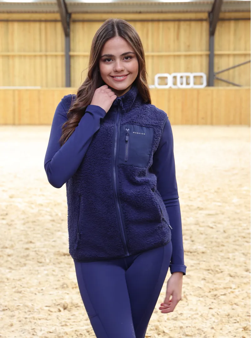 Shires Aubrion Clement Fleece Gilet - Ink - Small-3