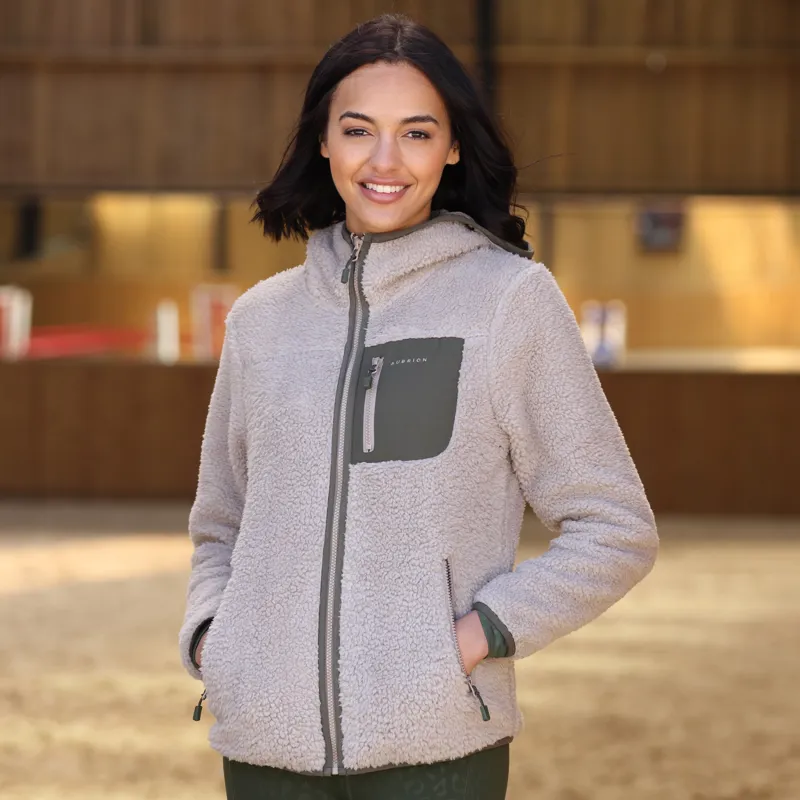 Shires Aubrion Clement Fleece Jacket - Taupe-3