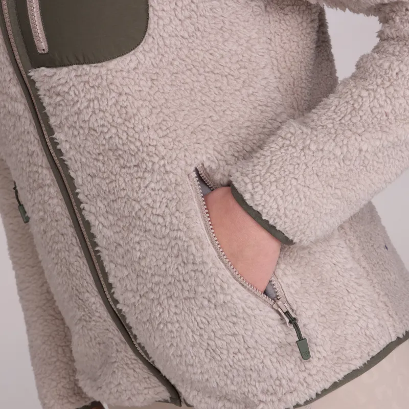 Shires Aubrion Clement Fleece Jacket - Taupe-2