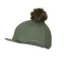 Shires Aubrion Leopard Print Hat Cover - Green