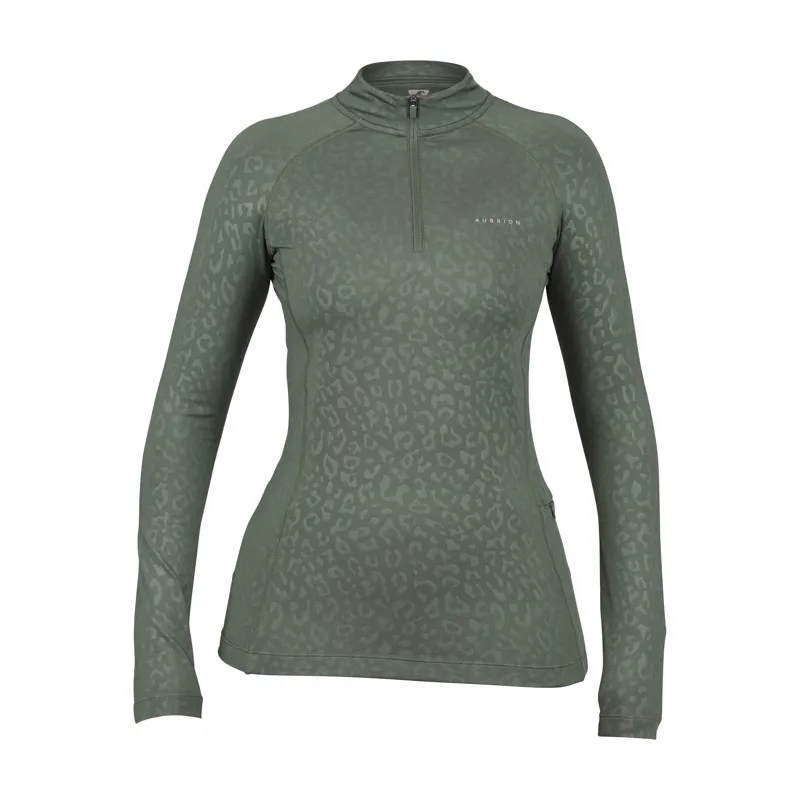 Shires Aubrion Revive Winter Baselayer - Green