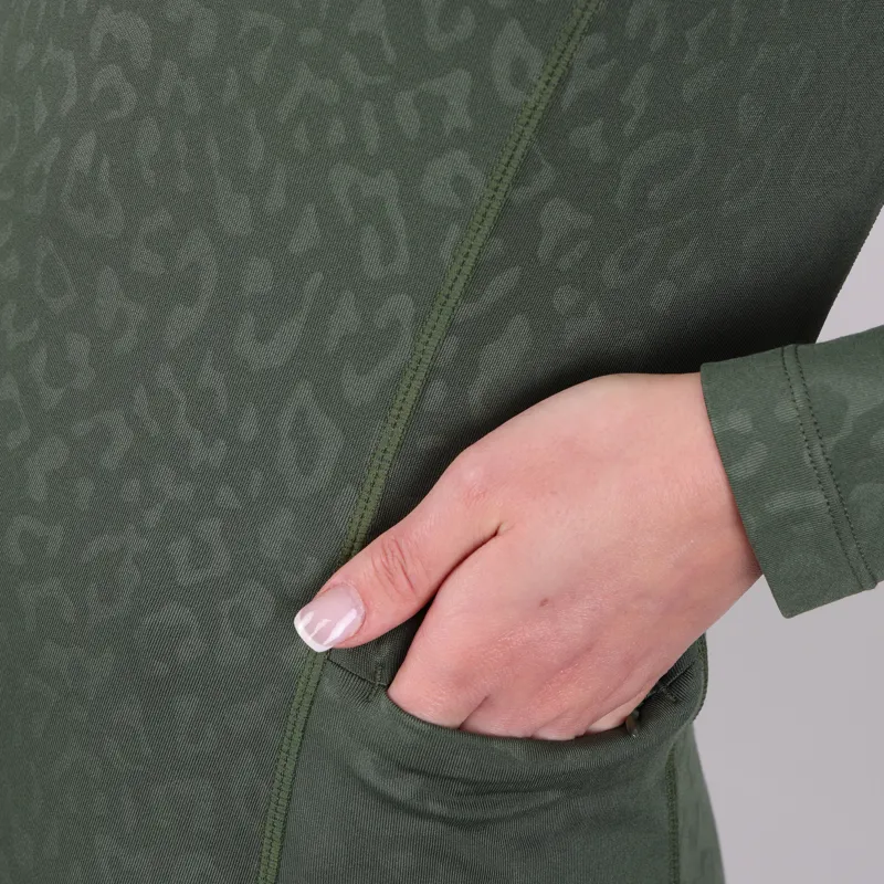 Shires Aubrion Revive Winter Baselayer - Green-2