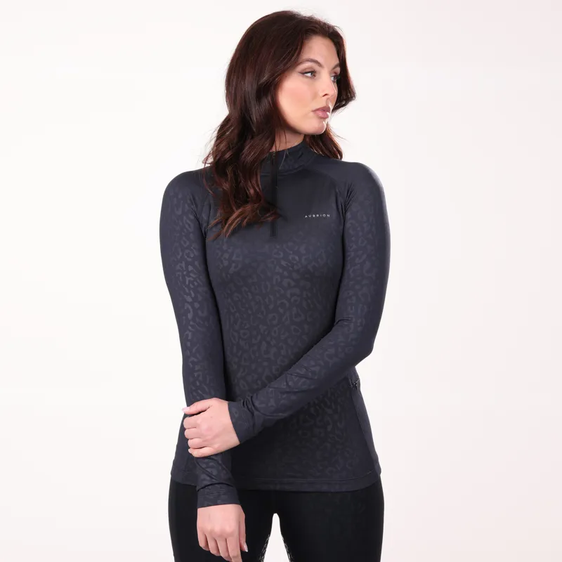 Shires Aubrion Revive Winter Baselayer - Black-3