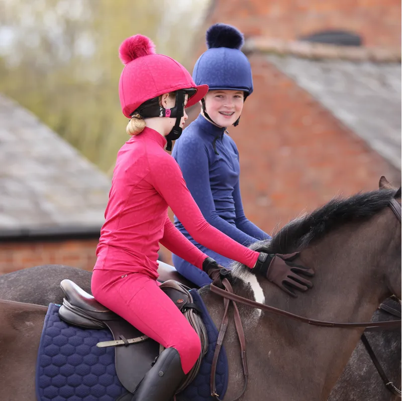 Shires Aubrion Revive Young Rider Winter Baselayer - Cerise-2