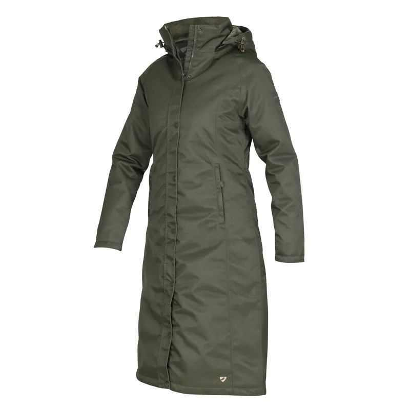 Shires Aubrion Halcyon Long Waterproof Coat - Green - XXS-1