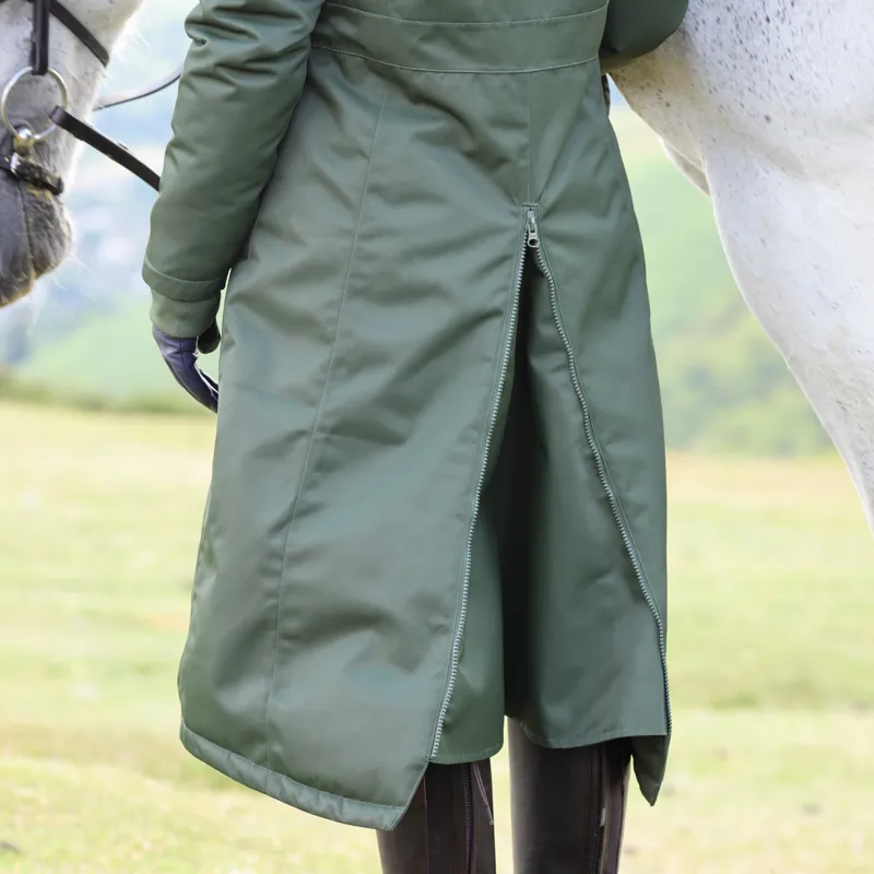 Shires Aubrion Halcyon Long Waterproof Coat - Green - XXS-6