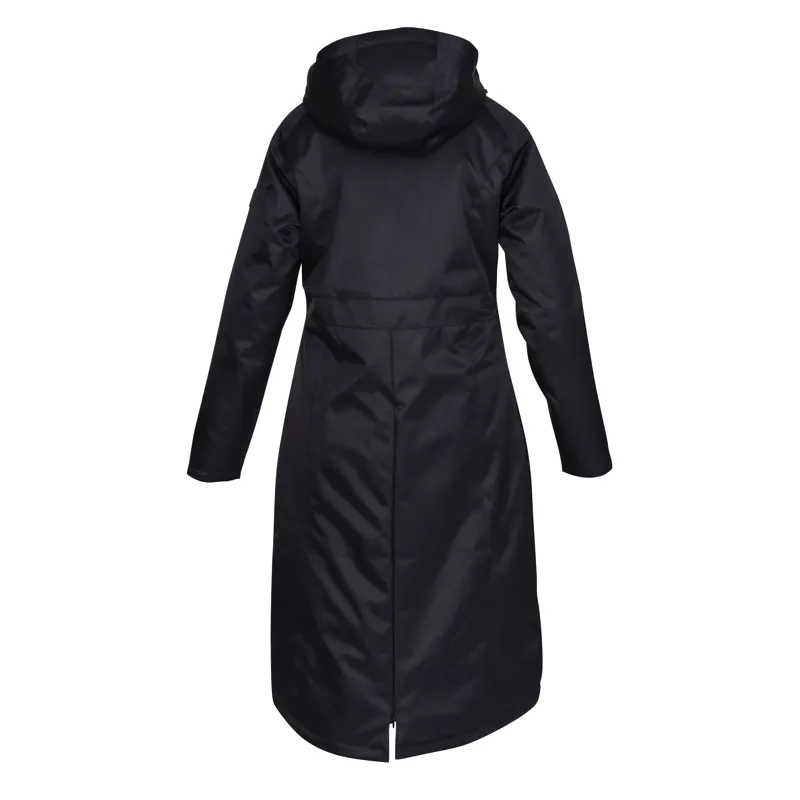 Shires Aubrion Halcyon Long Waterproof Coat - XXS - Black-3