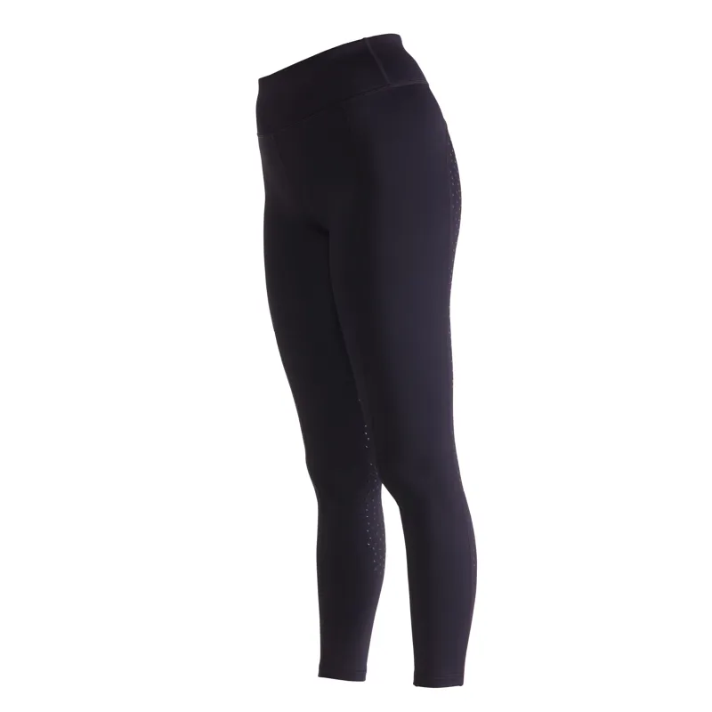 Shires Aubrion Shield Winter Riding Tights - Black