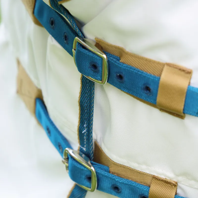 Shires Tempest Plus Sweet-Itch Combo Rug - White-2