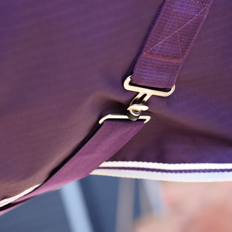 Shires Highlander Original 100g Turnout Rug - Plum-3