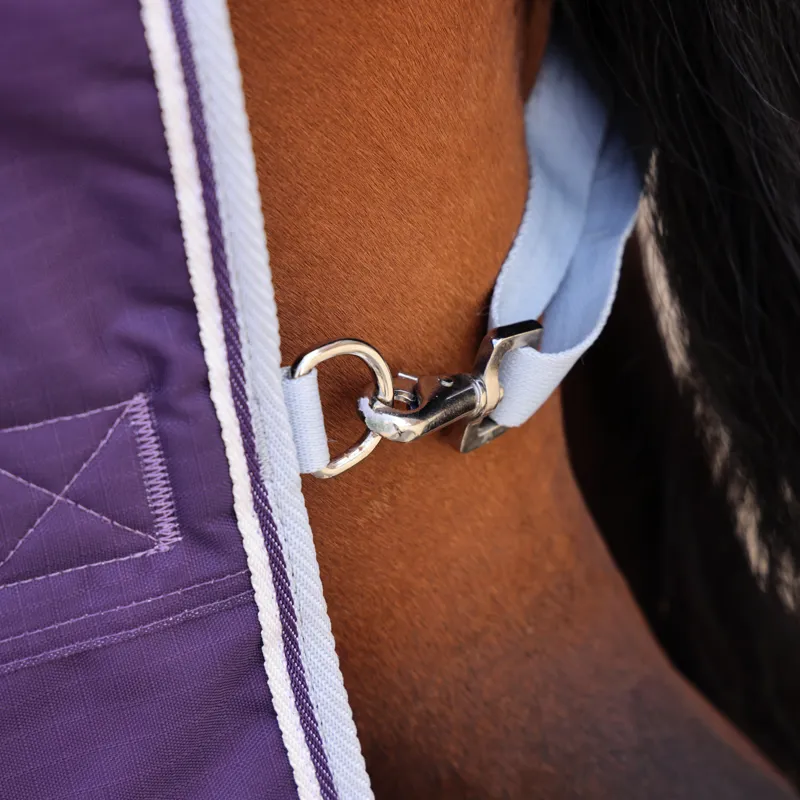 Shires Highlander Original 100g Turnout Rug - Plum-4