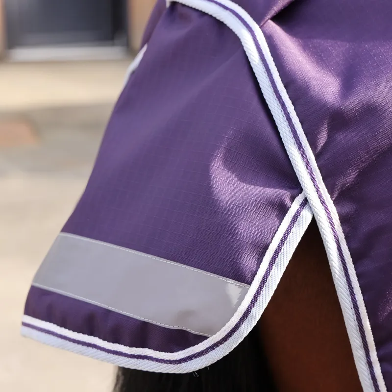 Shires Highlander Original 100g Turnout Rug - Plum-5