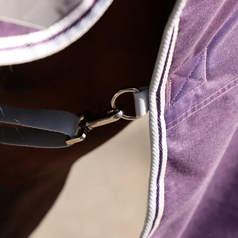 Shires Highlander Original 100g Turnout Combo Rug - Plum-3