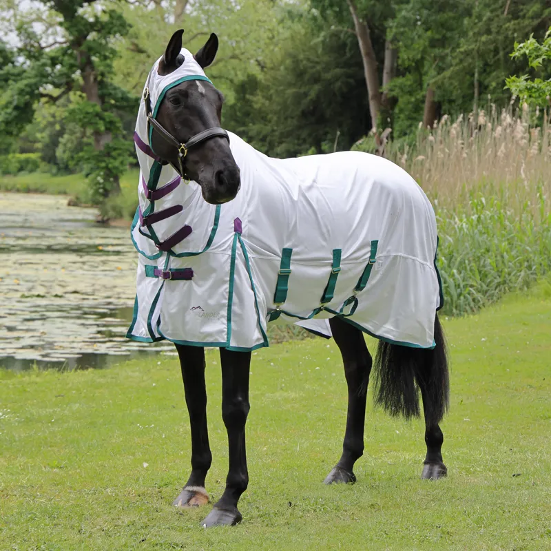 Shires Highlander Plus Fly Sheet Combo Rug - White