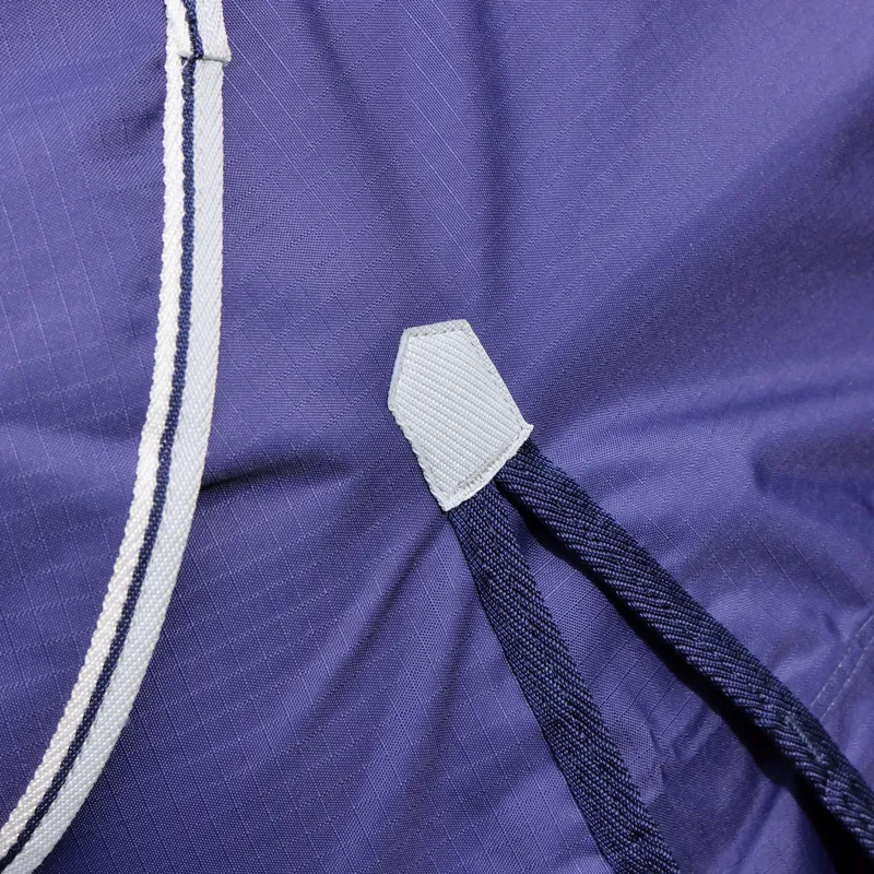 Shires Highlander Original 0g Lite Turnout Rug and Neck Set - Navy-5