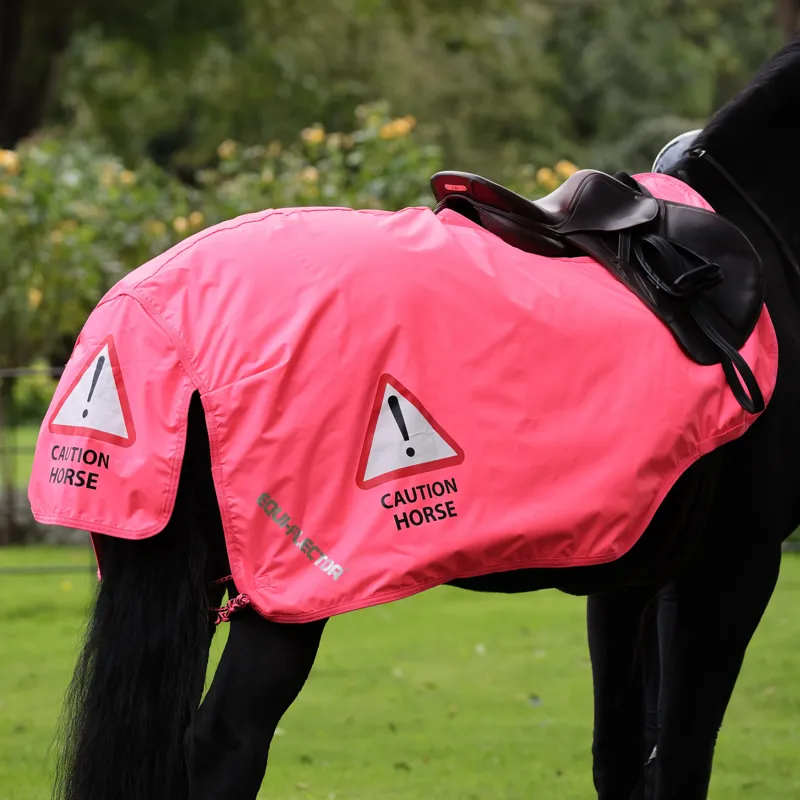 Shires Equi Flector Waterproof Exercise Sheet - Pink