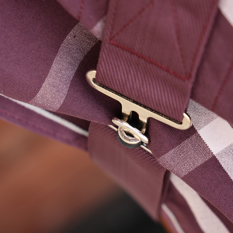 Shires Tempest Original Stable Sheet - Maroon Check-2