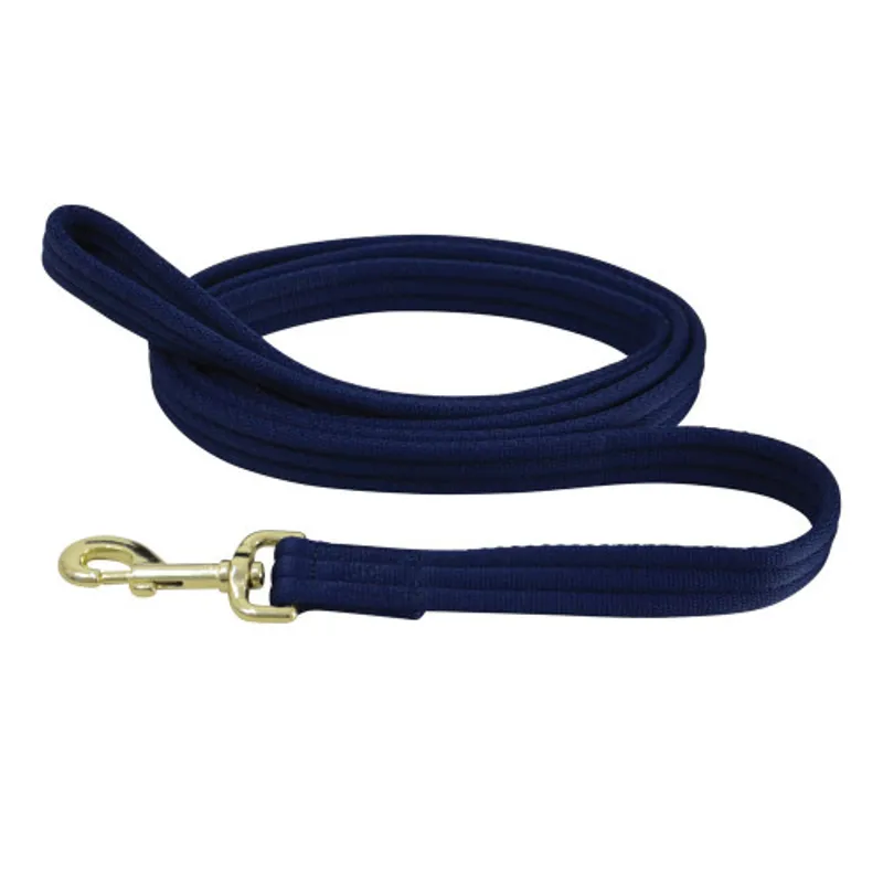 Hy Soft Webbing Lead Rein - Navy