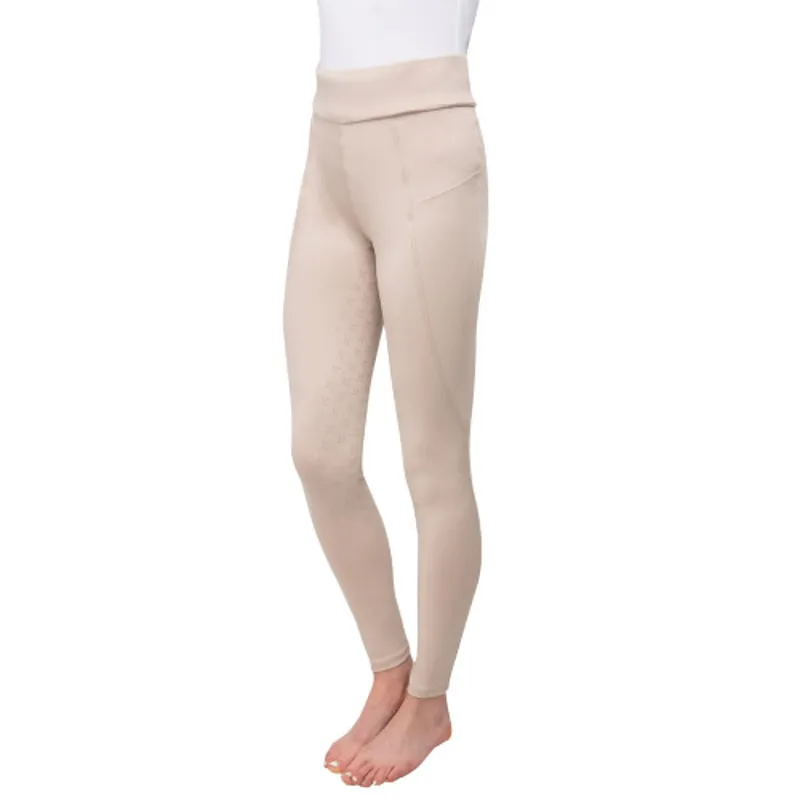 Hy Equestrian Melton Riding Tights - Beige