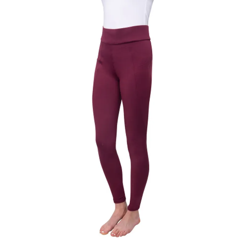 Hy Equestrian Melton Riding Tights - Fig