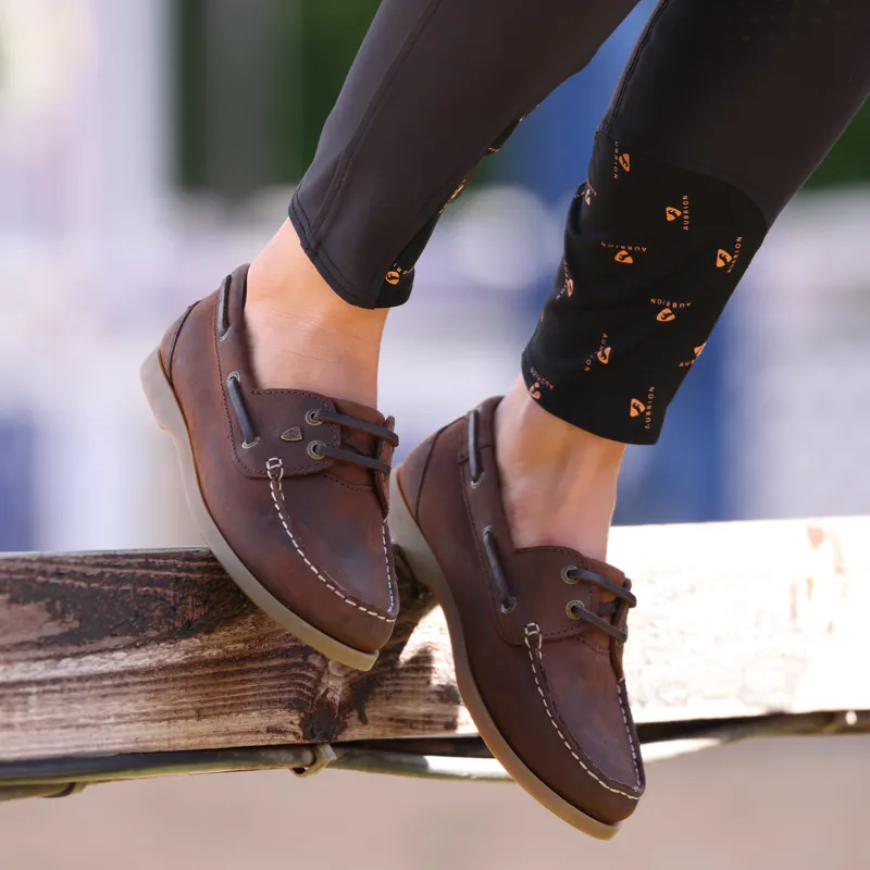 Shires Moretta Avisa Deck Shoes - Brown-8