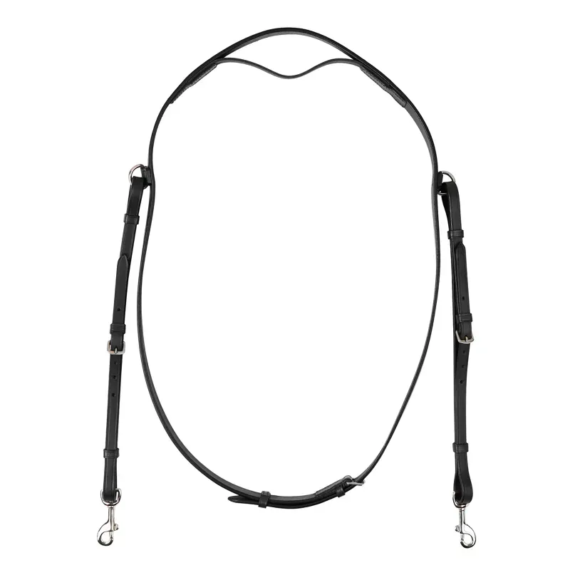 Dublin Leather Neck Strap With Attachment - Black 