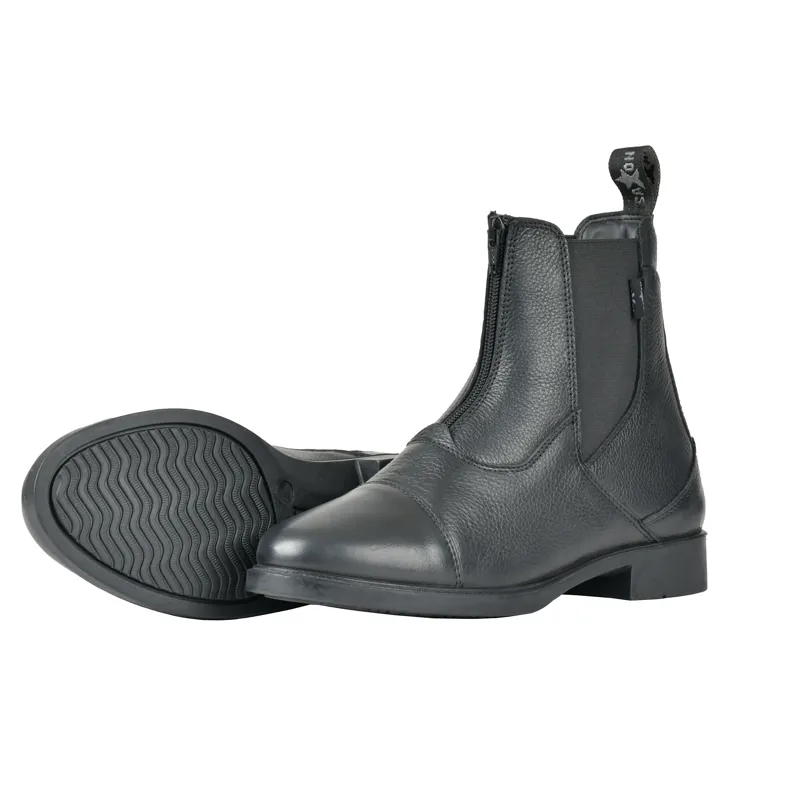 Saxon Allyn Zip Paddock Boots - Black