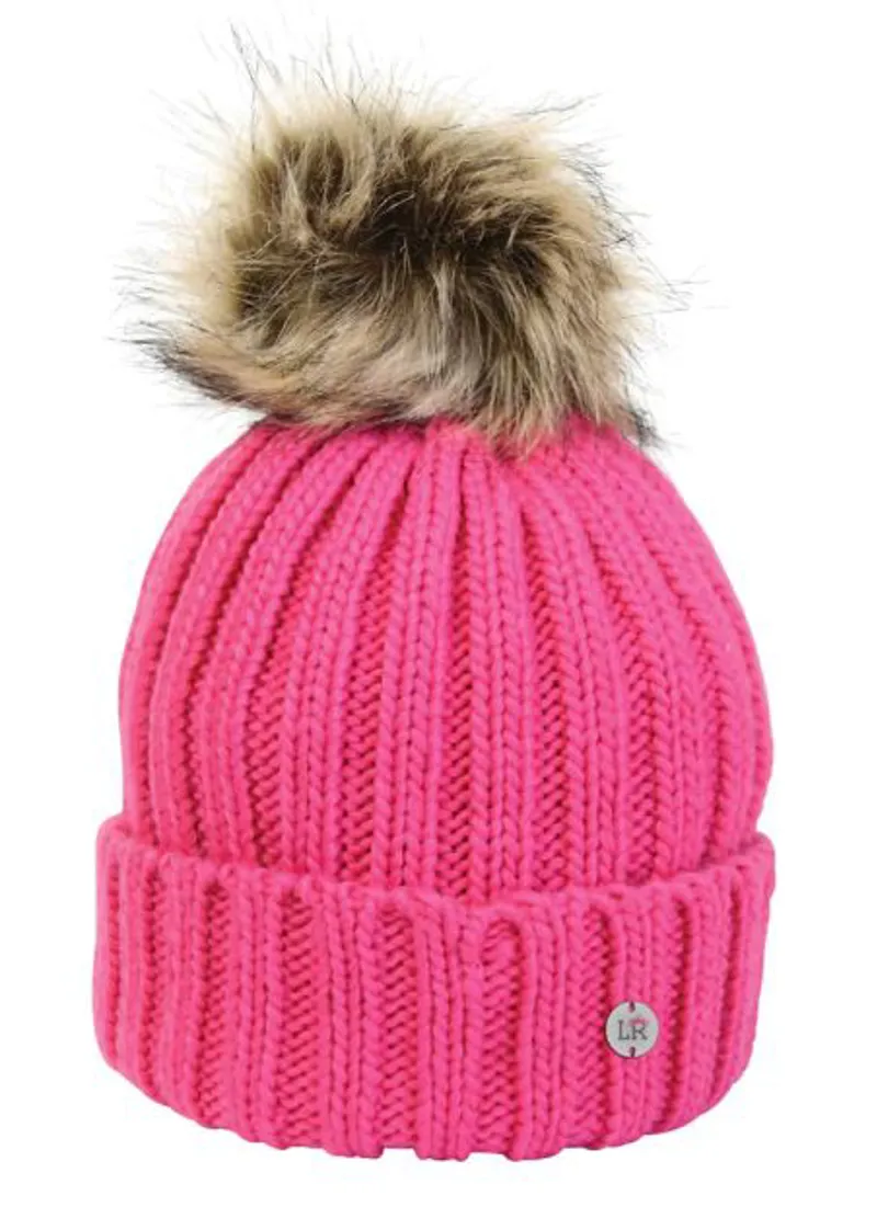 Hy Equestrian Sheila Bobble Hat by Little Rider - Pink